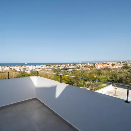 Montis Villa Sea View Heated Pool Daratsos Exterior photo