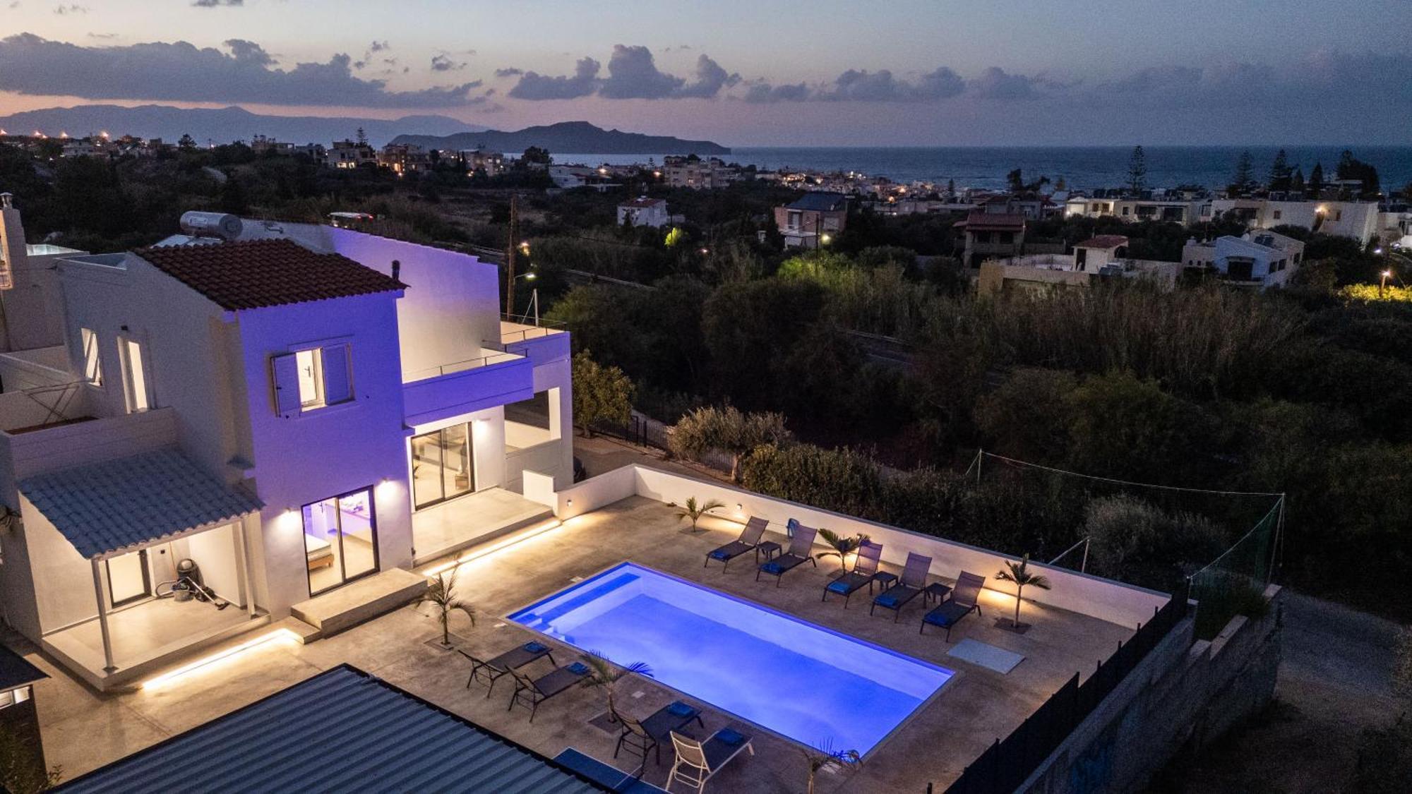 Montis Sea View Heated Pool * Daratsos